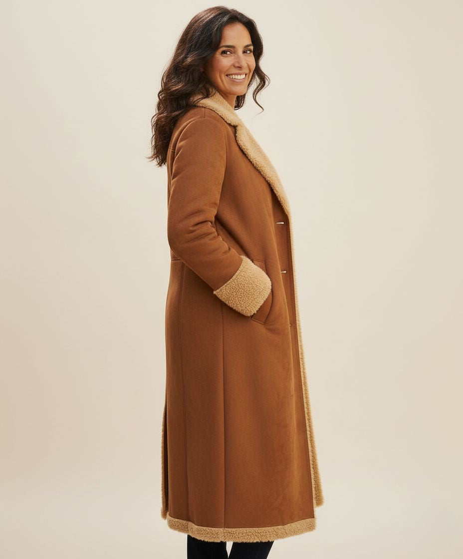 SARA | Abrigo Largo de Inspiración Vintage