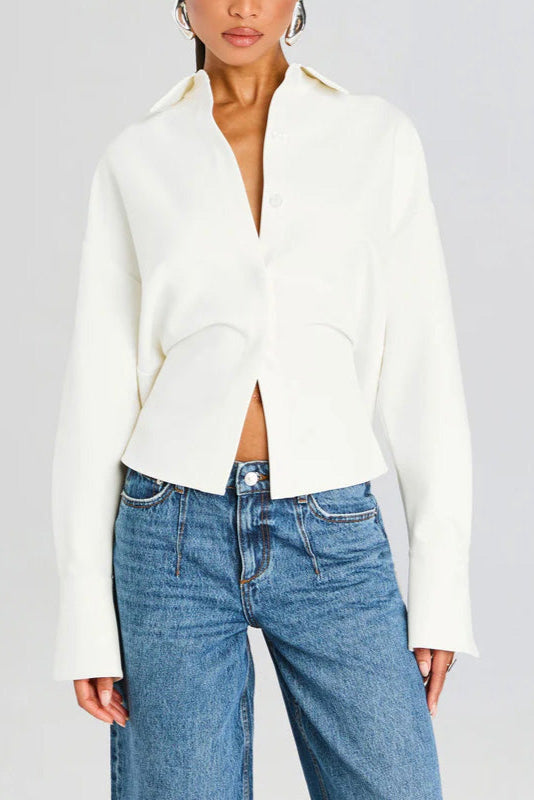 GRACE |  Camisa de Botones Draped