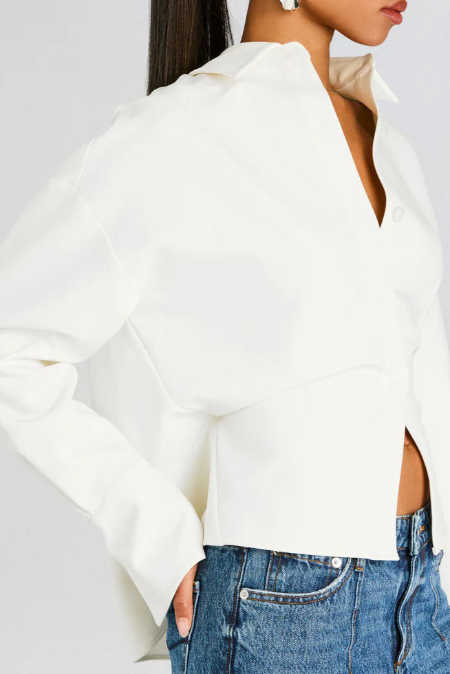 GRACE |  Camisa de Botones Draped