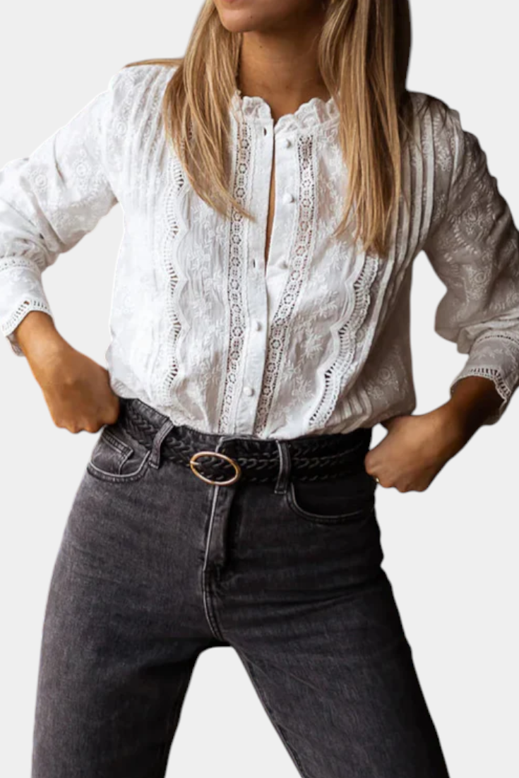 LAURINA |  Blusa de Encaje